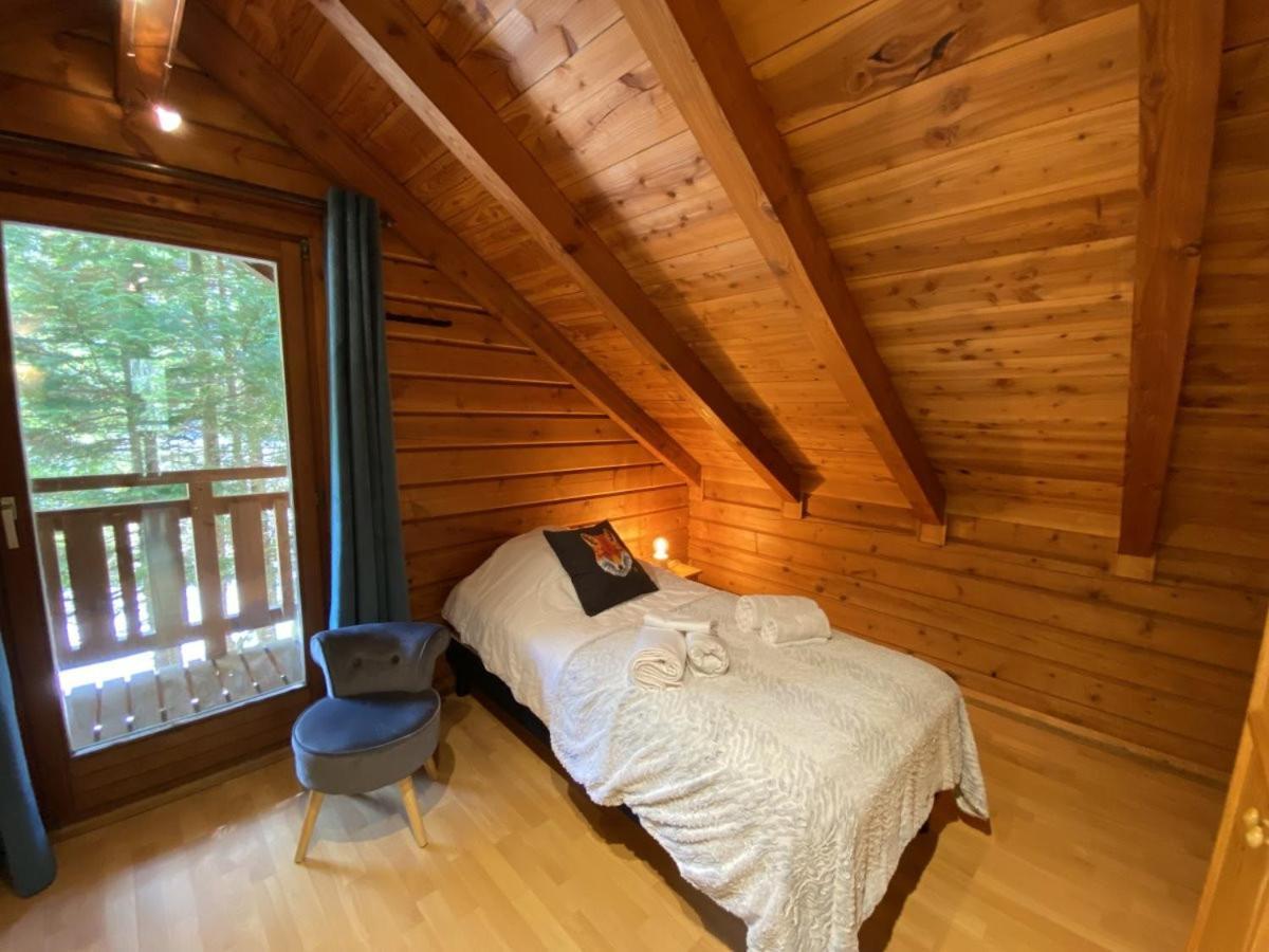 Le Renard Chalet En Bois La Bresse Bagian luar foto