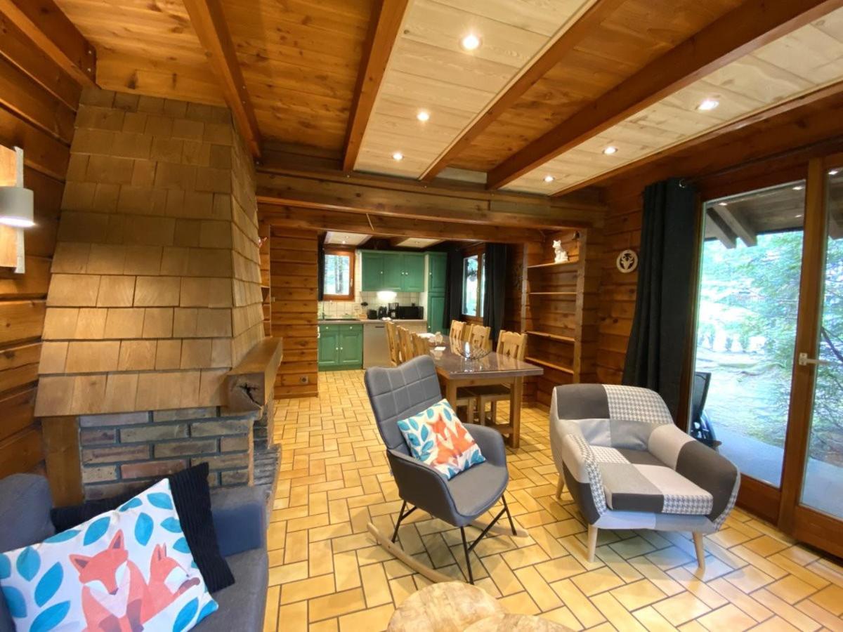 Le Renard Chalet En Bois La Bresse Bagian luar foto
