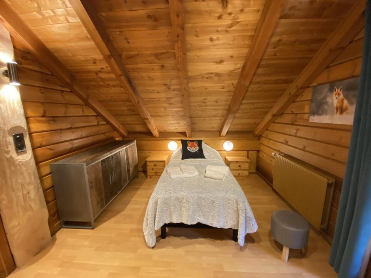 Le Renard Chalet En Bois La Bresse Bagian luar foto