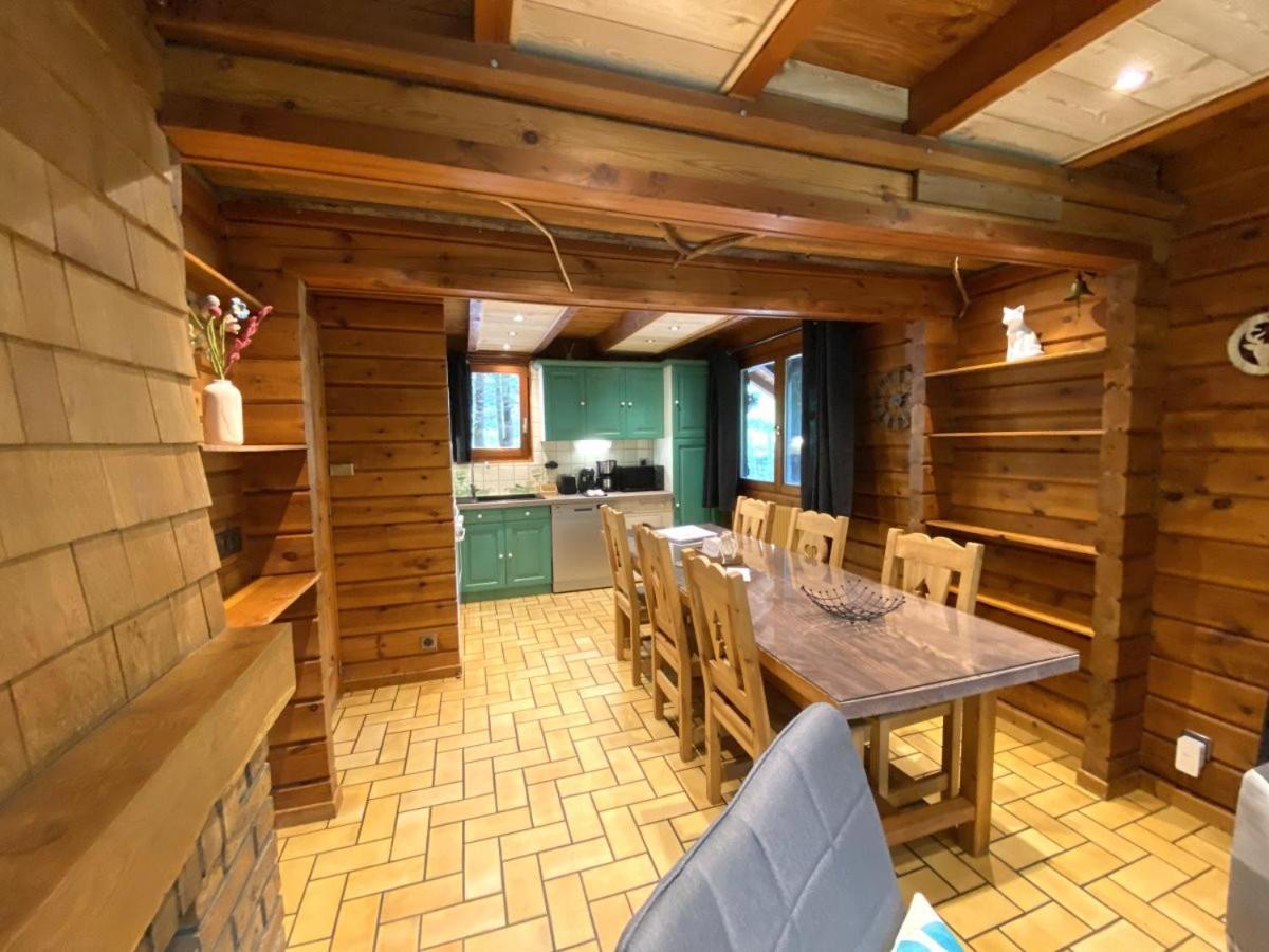 Le Renard Chalet En Bois La Bresse Bagian luar foto