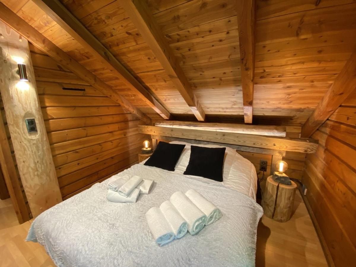 Le Renard Chalet En Bois La Bresse Bagian luar foto
