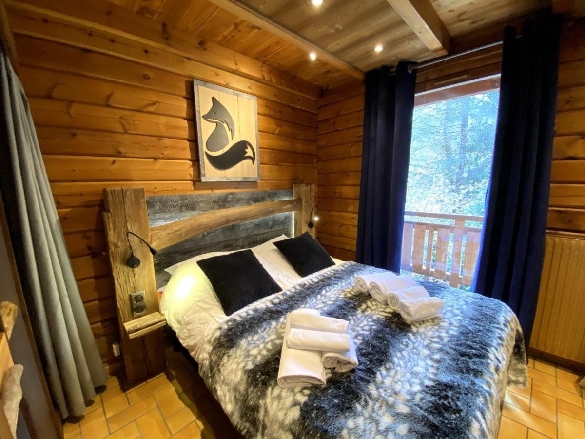 Le Renard Chalet En Bois La Bresse Bagian luar foto
