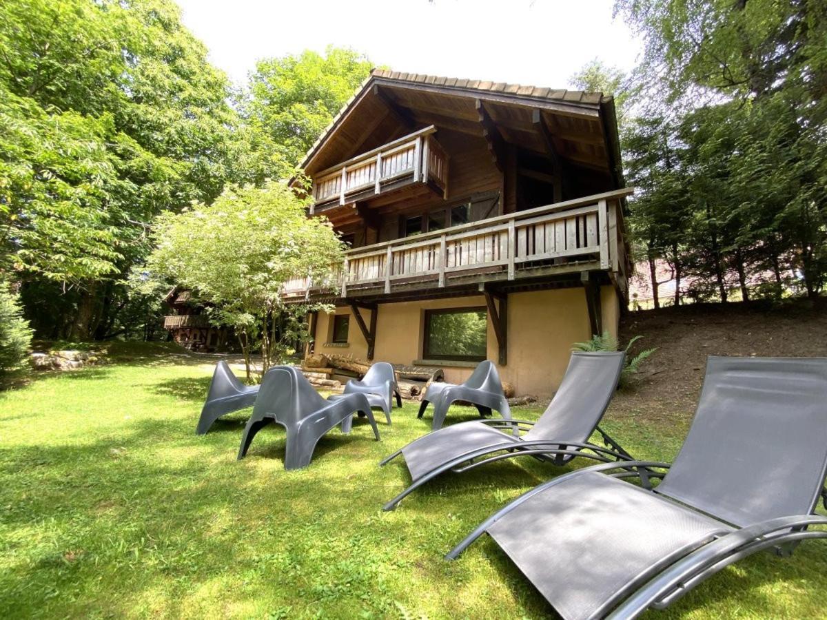 Le Renard Chalet En Bois La Bresse Bagian luar foto